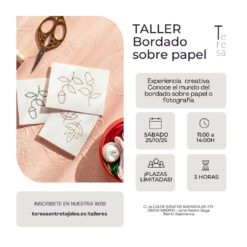 Taller Bordado sobre papel [25 oct 25]