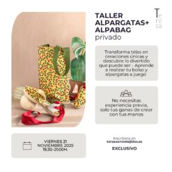 Taller alpargatas+alpabag [21 nov 25]