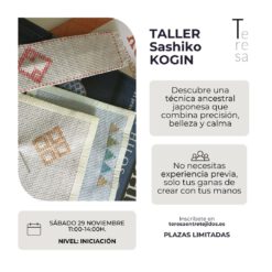 Taller Bordado Kogin-Sashiko [29 nov 25]