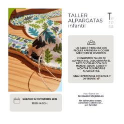 Taller alpargatas infatil [ 15 nov 25]