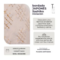 Taller Bordado Japonés Sashiko