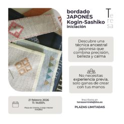 Taller Bordado Kogin-Sashiko [21 febr 26]