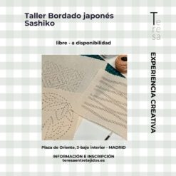 Taller Bordado Sashiko-libre