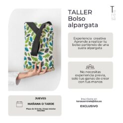 Taller bolso alpargata