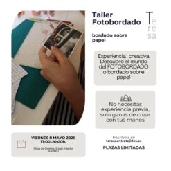 Taller Fotobordado [8 mayo 2026]