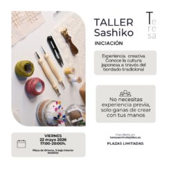 Taller Bordado Sashiko [22 mayo 2026]
