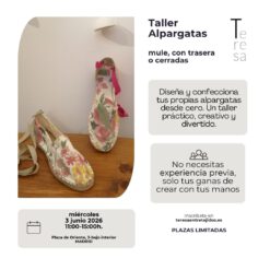 Taller alpargatas [3 junio 2026]
