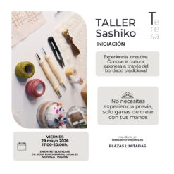 Taller Bordado Sashiko [29 mayo 2026]