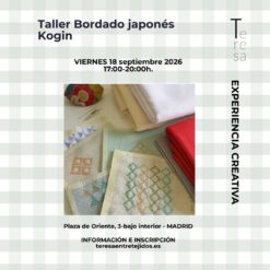 Taller bordado japonés Kogin [18 septiembre 2026]