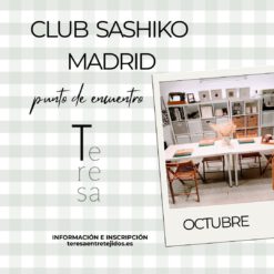 Club Sashiko Madrid-octubre 2026