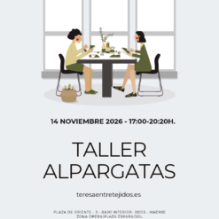 Taller alpargatas [14 noviembre 2026]