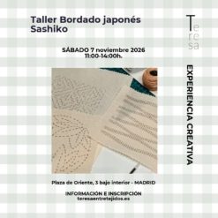 Taller Bordado Sashiko [7 noviembre 2026]